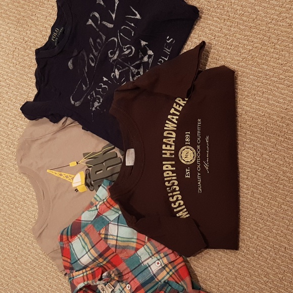 Bundle Boys 4T Shirt sleeve shirts - Picture 1 of 6